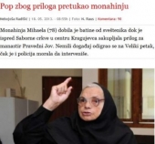 Monahinju pretukao sveštenik