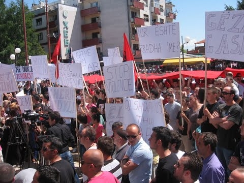 Sa jednog od protestnih mitinga Albanaca u BUjanovcu
