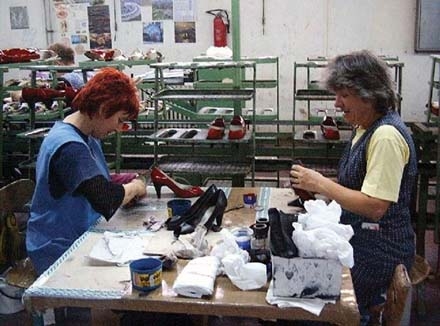 Prizor iz vranjske fabrike obuće