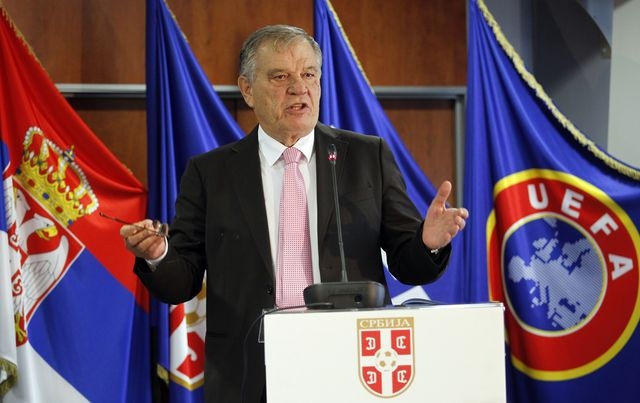 Predsednik Fudbalskog saveza Srbije Tomislav Karadžić