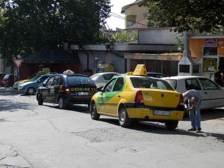Sa taksi stanice u Vranju 