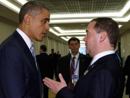 Obama i Medvedev