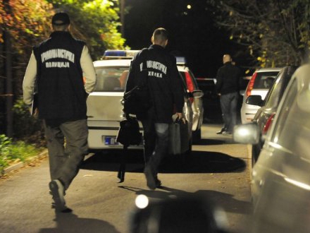 Policija je blokirala mesto događaja - foto Blic 