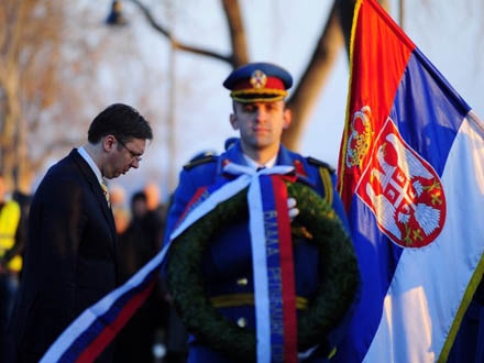 Vučić na svečanosti u Zemunu, foto Tanjug
