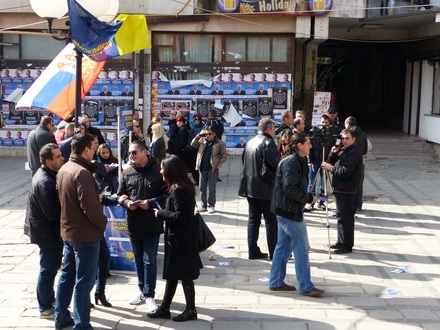Godišnjica stranke obeležana uličnom akcijom 