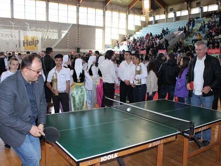 Antić i Šoštar na javnoj promociji sporta u Vranju, foto gradski sajt Vranja 