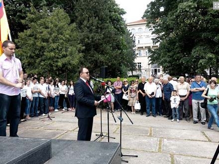 Antić je naglasio herojstvo prošlih genercija foto vranje.org.rs