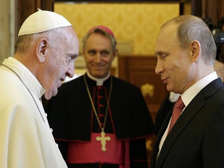 Susred poglavara Rimokatoličke crkve i predsednika Rusije