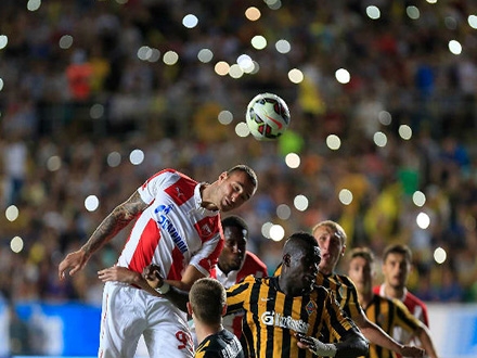  Fudbaleri Zvezde igrali bezidejno, ocenjuju komentatori. Foto: FK Crvena zvezda