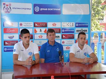 Miloš Krstić, Mladen Milinković i Vladan Pavlović. Foto: FK Radnik