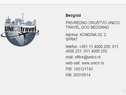 prevarili turiste iz Srbije za Hurgadu i Lefkadu FOTO: screenshot stranice Uniko travela