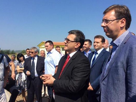 Premijer u Leskovcu - sa tviter naloga Aleksandra Vučića 