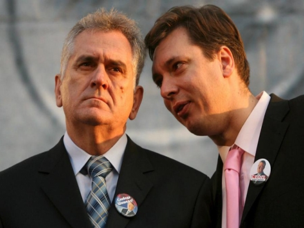 Tomislav Nikolić i Aleksandar Vučić. Foto: AJB