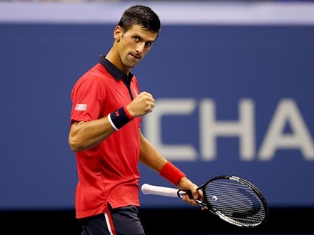 U četvrtfinalu Novak igra sa Lopesom. Foto: Elsa/Getty Images 