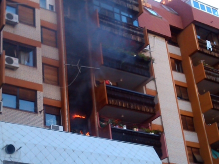 Vatrogascci na vreme ugasili požar FOTO OK Radio 