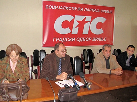 Socijalisti pozivaju Vranjance da dođu na proslavu. Foto: S.Tasić