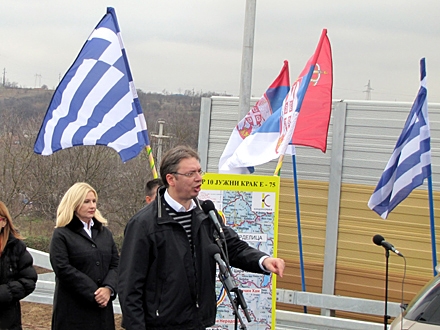 Vučić na otvaranju deonice FOTO D. Ristić 