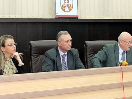 Tri od pet kandidata za predsednika Višeg suda FOTO D. Dimić 