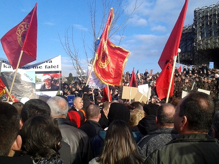 Sa jednog od prethodnih protesta opozicije; Foto: Tanjug/Željko Tvrdišić
