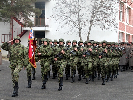 Pripadnici Četvrte brigade VS; Foto: D. Ristić