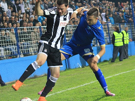 Ubedljiva pobeda Partizana. Foto: FK Radnik