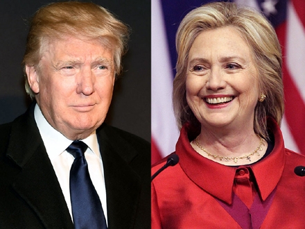 Tramp i Klintonova, glavni rivali; Foto: NY Post