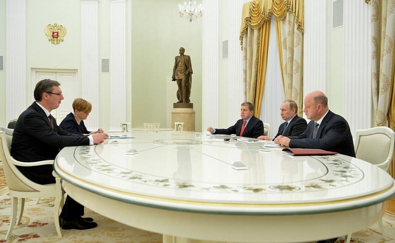 Sastanak Vučića i Putina; Foto: kremlin.ru