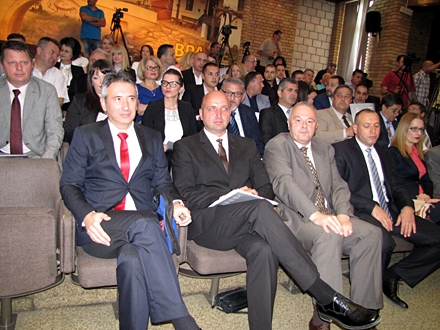 Tričković (drugi sleva) jedini kandidat za predsednika Skupštine; Foto: D. Ristić