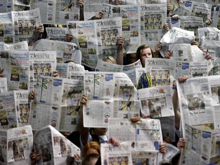 Uniformisanost vesti, previše medija; Foto: AFP