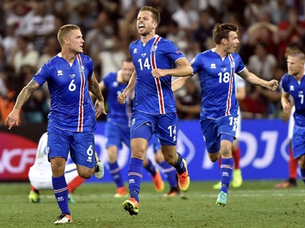 Ekipa Islanda, najveće iznenađenje prvenstva; Foto: EPA