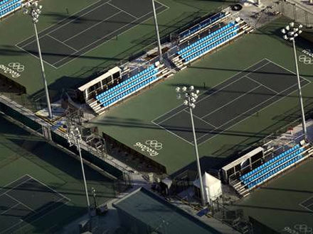 Teniski tereni u Riju; Foto: Reuters