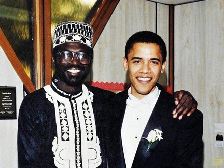 Malik i Barak Obama; Foto: Rex Features