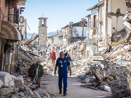 Razorni zemljotres u Italiji; Foto: AFP