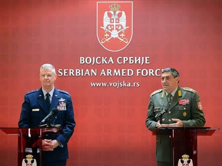 Mark Bartman i Ljubiša Diković FOTO Vojska Srbije