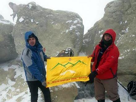 Otac i sin na najvišem vrhu Irana. Foto: PK Železničar