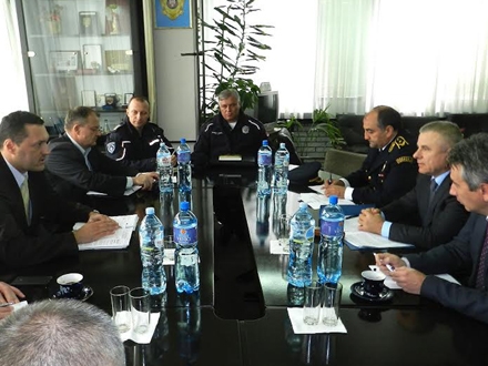 Sastanak sa državnim sekretarom. Foto: PU Vranje
