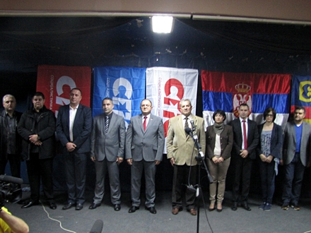Gradski odbor vranjskih socijalista na svečanosti; FOTO: D. Ristić/OK Radio