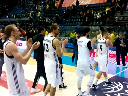 Košarkaši Partizana odigraće šest utakmica za devet dana FOTO: Mondo screenshot