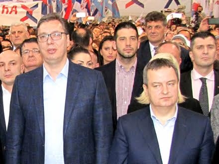 Vučić i Dačić: po dogovor? FOTO D. Ristić/OK Radio 