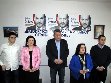 DS svesrdno pomaže Jankoviću u kampanji FOTO: D. Ristić/OK Radio