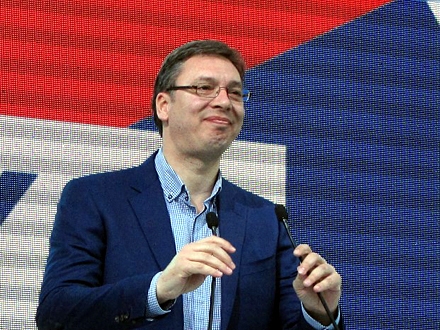 Podrška Vučiću i pored male izlaznosti FOTO: D. Ristić/OK Radio