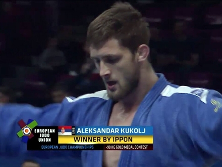 Aleksandar Kukolj, šampion Evrope u džudou FOTO: Printscreen 