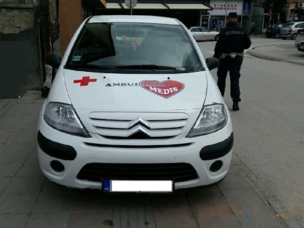 Saobraćajna policija u akciji FOTO: Parking servis Vranje