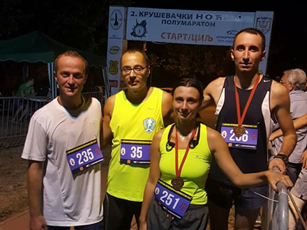 Vranjski maratonci u Kruševcu FOTO FB 