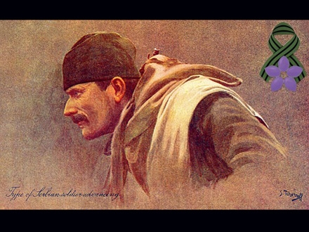 Izvidnik srpske vojske Dragutin Matić FOTO: Simson Černov, 1914