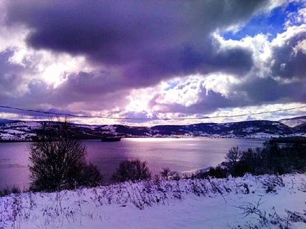 Palo nešto više od pet centimetara snega FOTO: Facebook/Vlasinsko jezero/Nemanja Lj