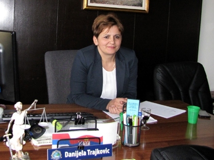 Danijela Trajković na sastanku sa novinarima. Foto: D.Ristić/OK Radio 
