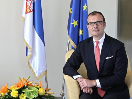 Šef Delegacije Evropske Unije u Srbiji Sem Fabrici FOTO: europa.rs