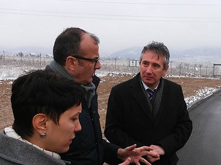 Ambasador Fabricu u razgovoru sa gradonačelnikom Milenkovićem. Foto: S.Tasić/OK Radio