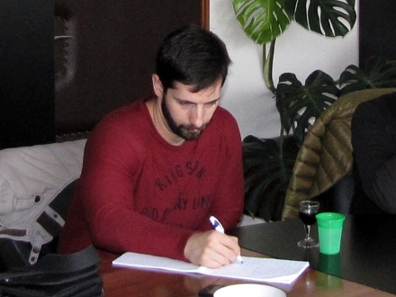 Zdravković na radnom zadatku. Foto: D.Ristić/OK Radio